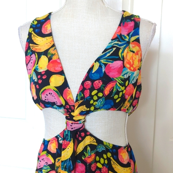 Show Me Your Mumu Tina Maxi Dress in Fruity Tango print - Picture 2 of 9